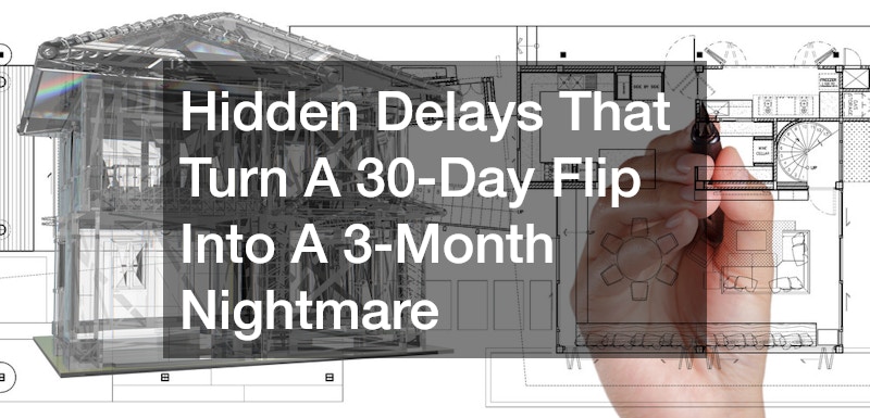 Hidden Delays That Turn A 30-Day Flip Into A 3-Month Nightmare